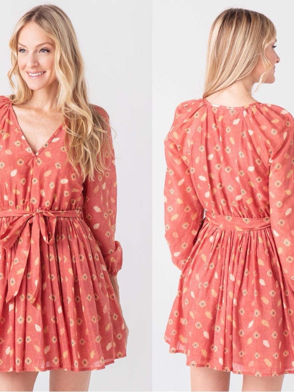 XiRENA Symone Silk Blend Dress in Foxtail